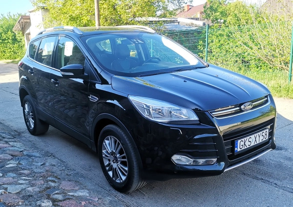 Ford Kuga cena 48400 przebieg: 134000, rok produkcji 2014 z Skarszewy małe 497